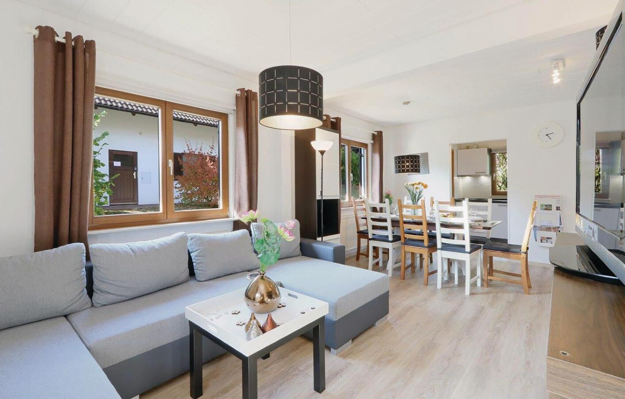 Televisión y reproductor de DVD 