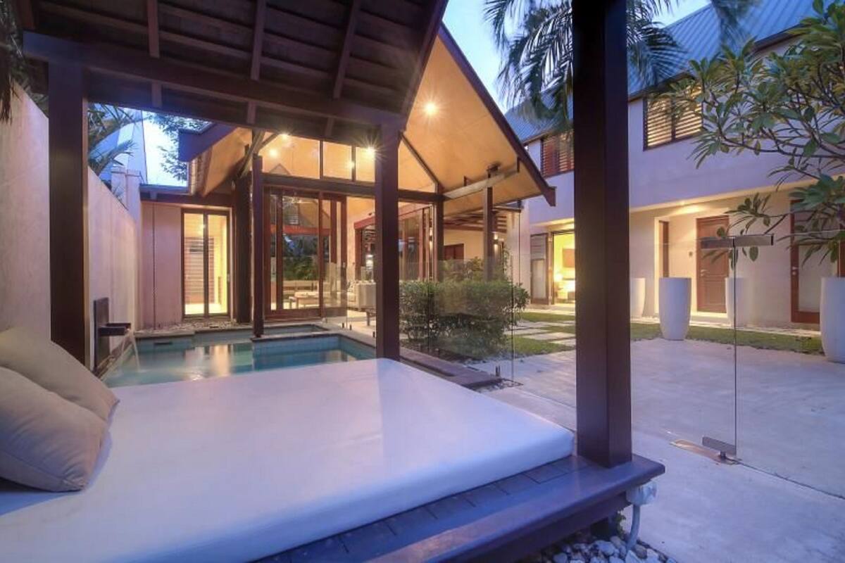 Villa luxueuse, 4 chambres, piscine privée, vue sur le jardin | Vue sur le jardin