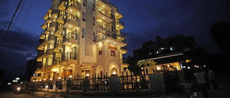 Front of property – evening/night