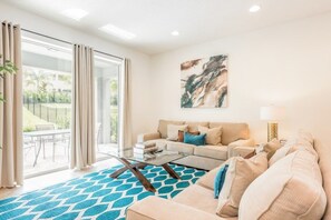 Family Villa, Multiple Bedrooms, Garden Area | Lobby sitting area