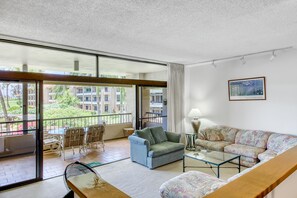 Televisión, reproductor de DVD, libros