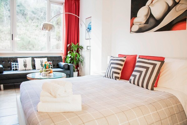 디자인 더블룸, 퀸사이즈침대 1개, 금연 | 산 전망