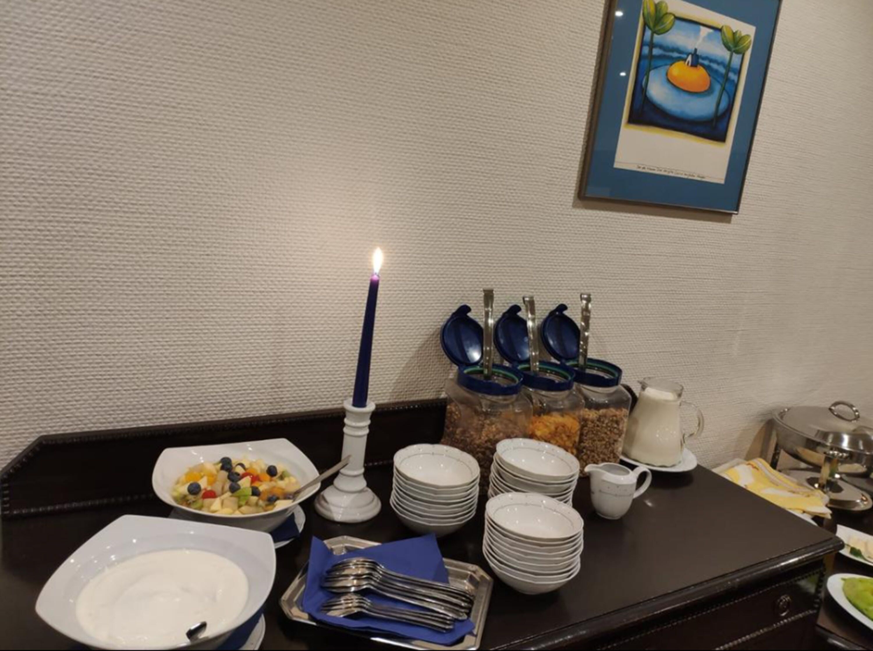 daily buffet breakfast (eur 15 per person)