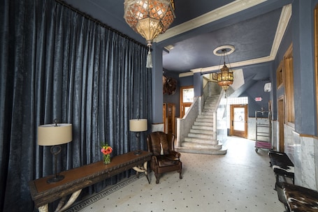 Interior entrance