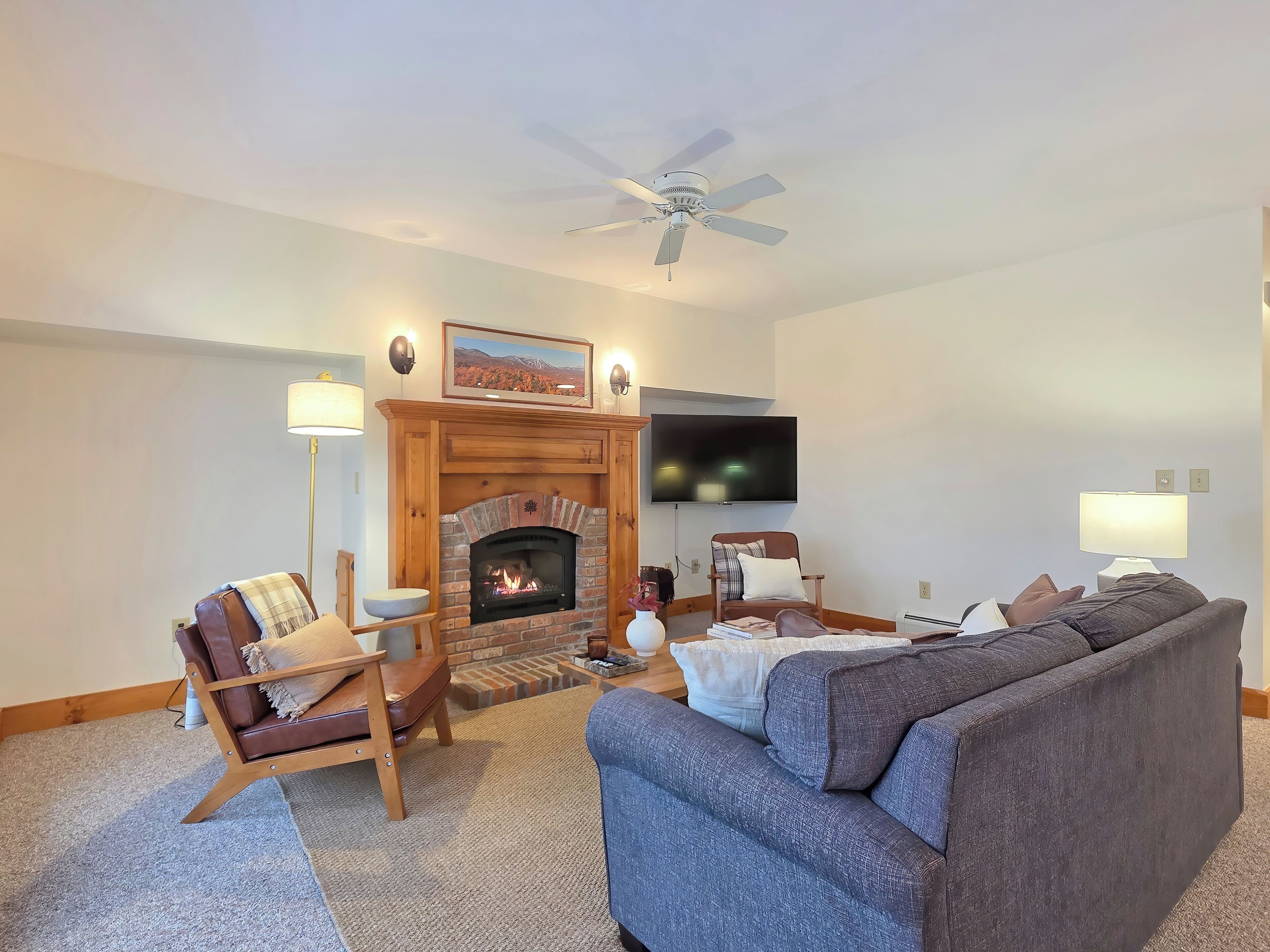 智能電視、壁爐