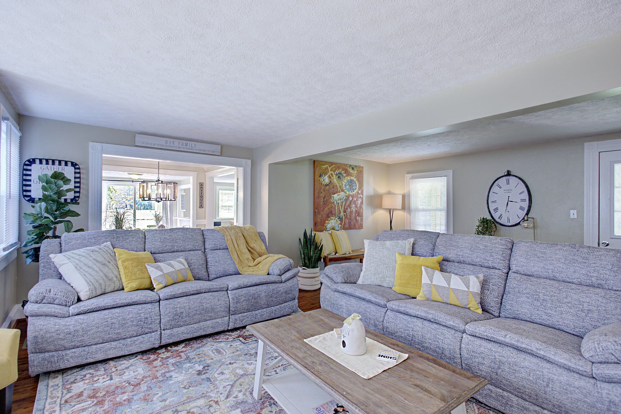 智能電視、壁爐、DVD 播放機