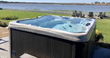 Vesi edessä kotiin Cohansey-joen