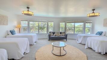 4 bedrooms, travel cot, WiFi, bed sheets