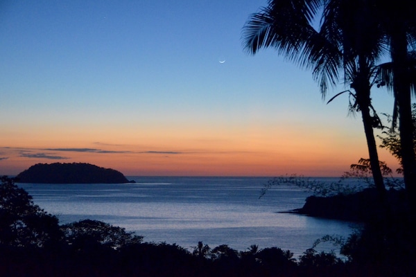 Vista a la playa o el mar