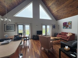 TV, DVD player, books, video library - Gorgeous Private Chalet on 10 acres (Belfast)