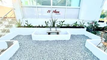 Façana frontal de l'allotjament