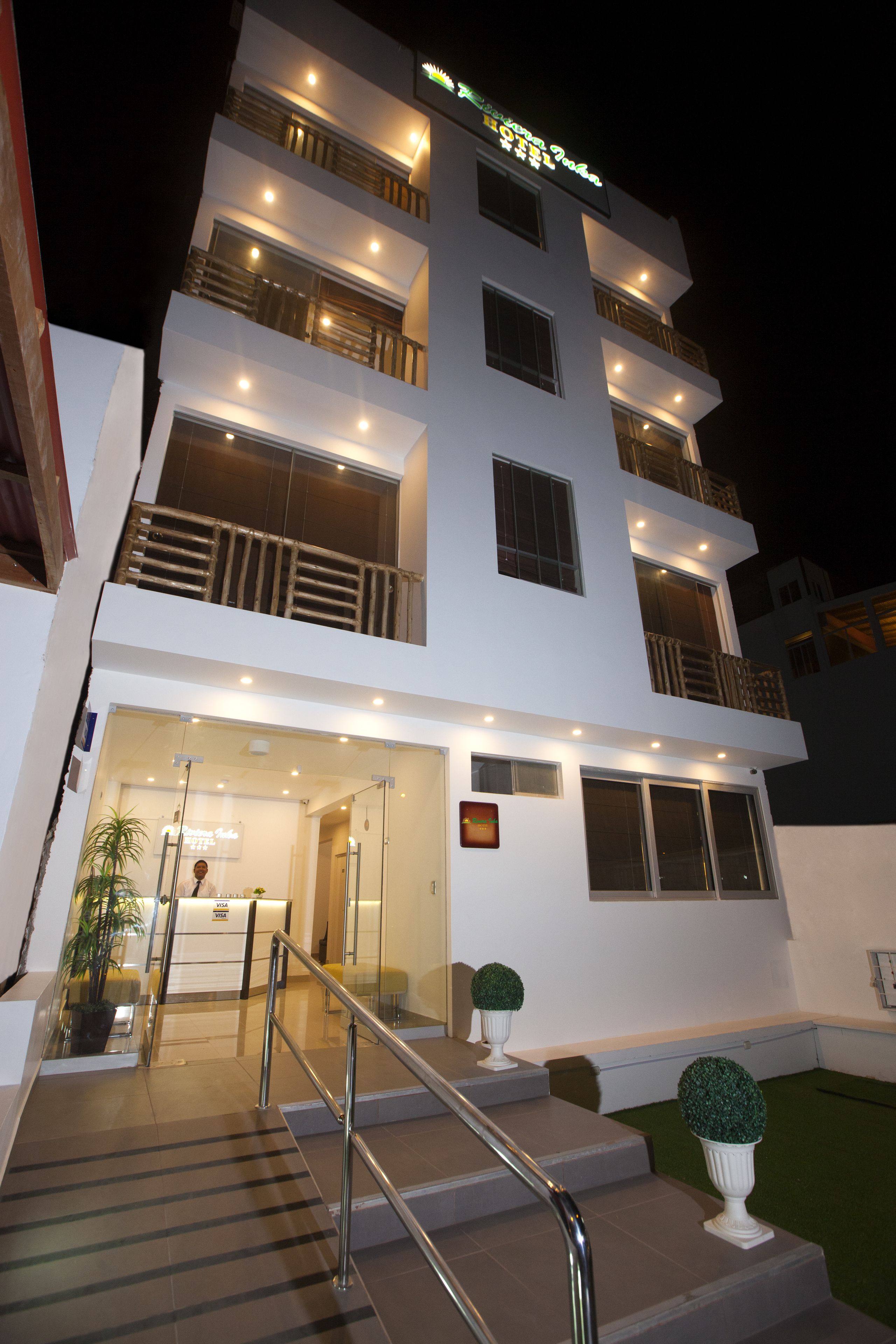 Front of property - evening/night