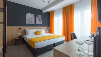 Standaard kamer, uitzicht op de stad | 1 slaapkamer, lakens van Egyptisch katoen, luxe beddengoed