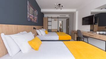 Phòng Deluxe, 1 phòng ngủ, quang cảnh thành phố | 1 phòng ngủ, bộ trải giường bằng vải cotton Ai Cập