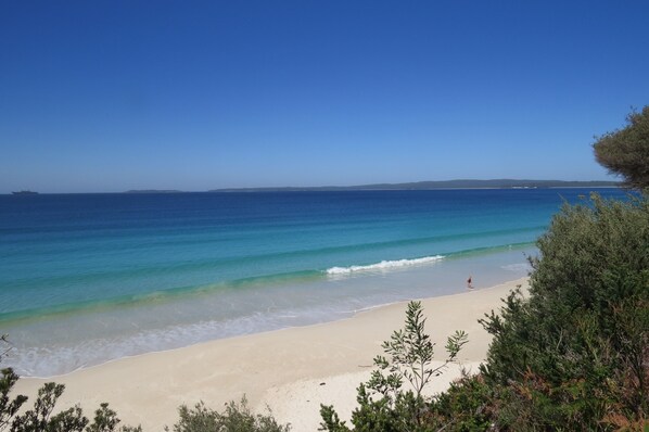 Sun-loungers, beach towels