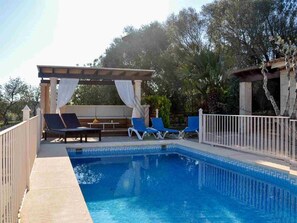 Pool - Rural retreat with views and private pool (Petra)