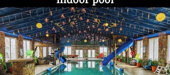 Trails End Cabin with a hot tub, fire pit, & indoor pool!