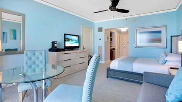 Iron/ironing board, WiFi, bed sheets