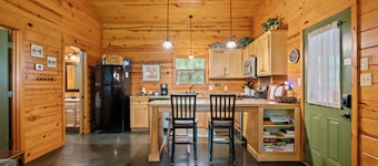 Romantic Creek Cabin at Remember When Cabins
