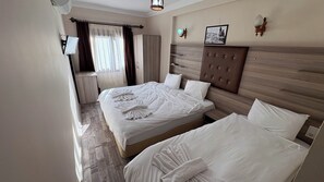 Free WiFi, bed sheets