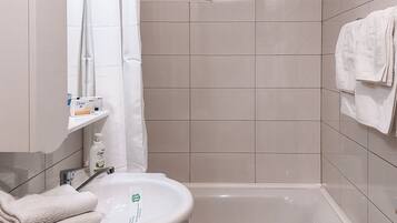 Free toiletries, hair dryer, slippers, towels