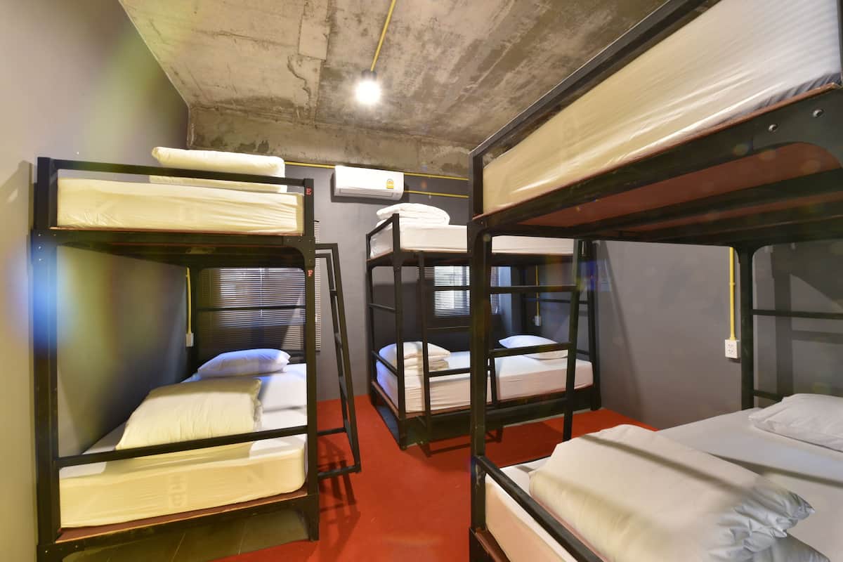 Bed in 6-Bed Mixed Dormitory Room | Soundproofing, free WiFi, bed sheets