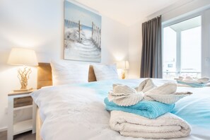 2 bedrooms, in-room safe, iron/ironing board, WiFi