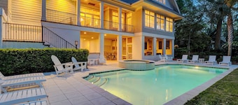 GORGEOUS 7 Bedroom 2nd Row Ocean Home with Private Pool & Game Room