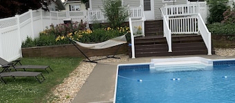 Cottage de cacao con un privado en este tipo de piscinas
