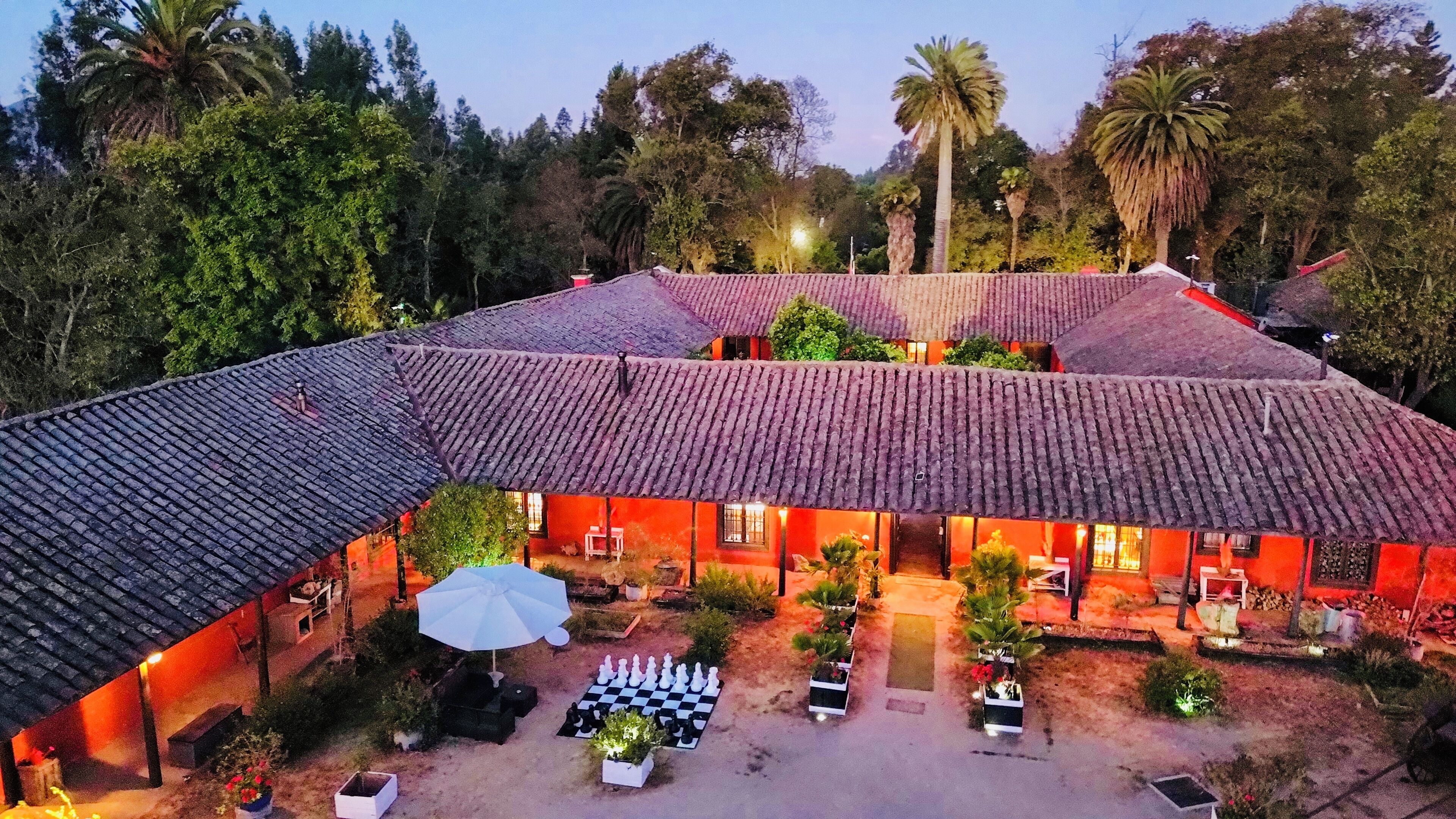 Majoituspaikan julkisivu