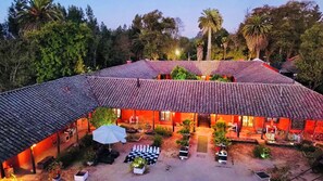 Voorkant van accommodatie