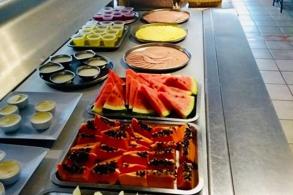 Free daily buffet breakfast