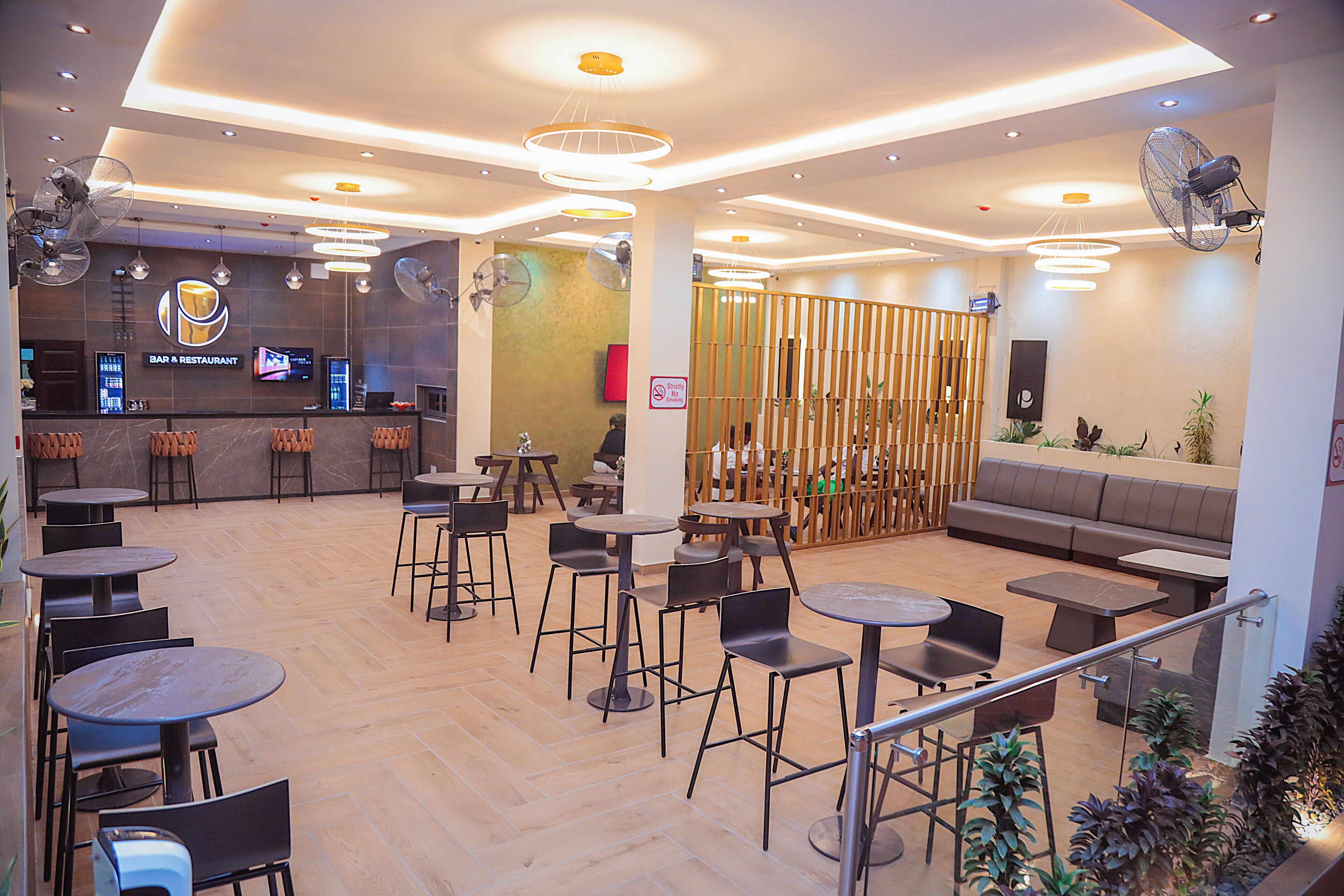 Breakfast, lunch and dinner served