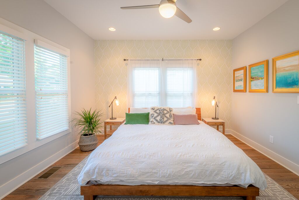 1 habitación, tabla de planchar con plancha, wifi y ropa de cama 