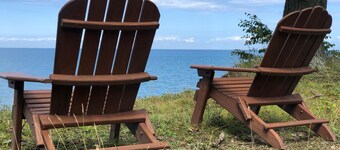 Charming Cottage mit eigenem Strand (6 Personen, A / C, Wifi & Kajaks)