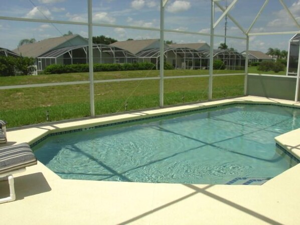 Family Villa, Private Pool, Garden Area | Pool | Seasonal outdoor pool, sun loungers