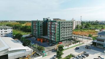 Façana frontal de l'allotjament