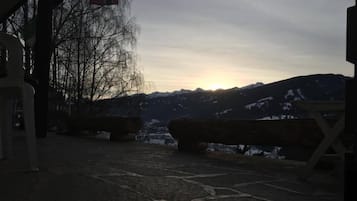 Blick von der Unterkunft
