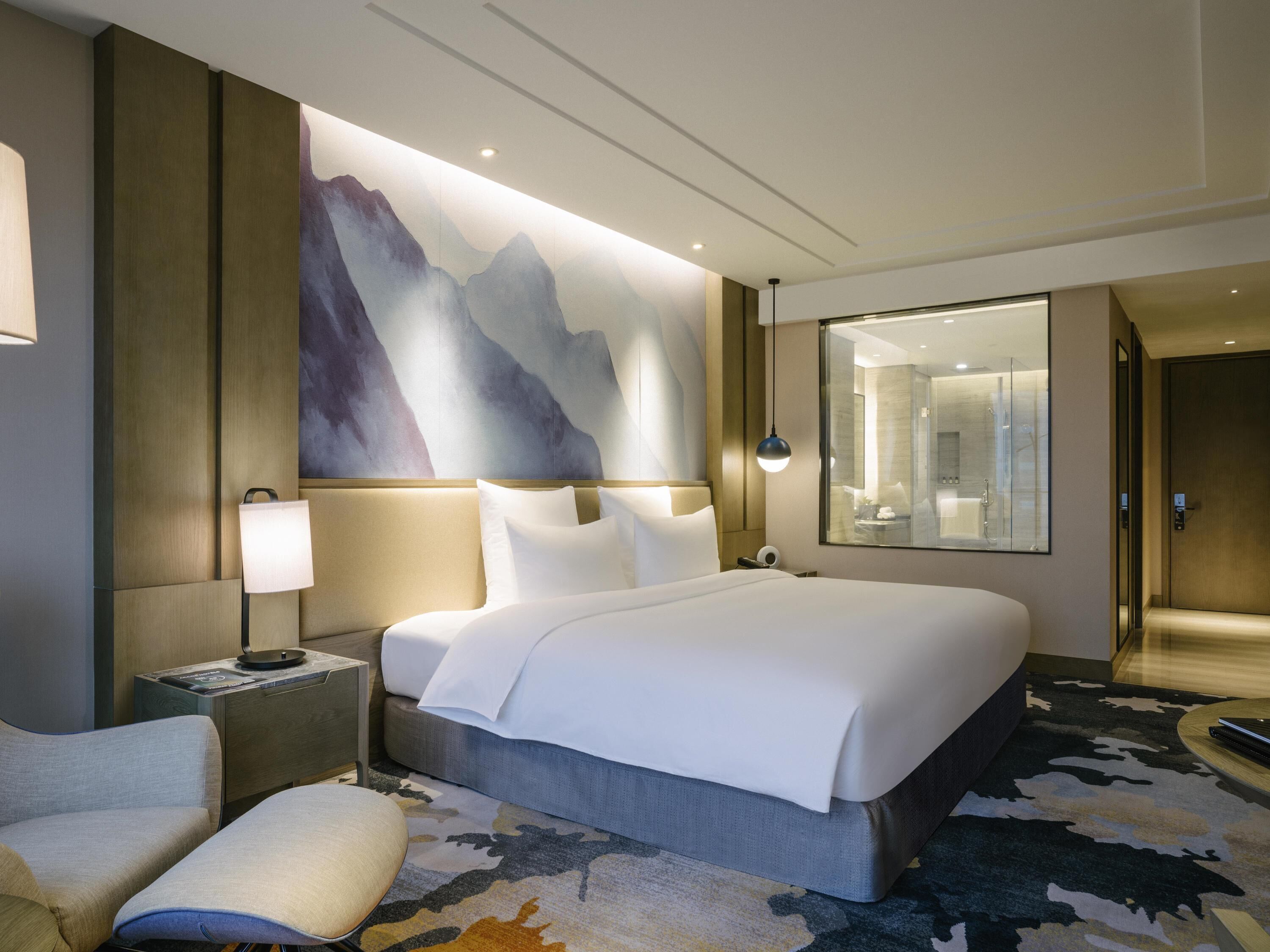 Chambre Deluxe, 1 très grand lit, vue mer