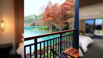 Premium bedding, desk, blackout curtains, rollaway beds