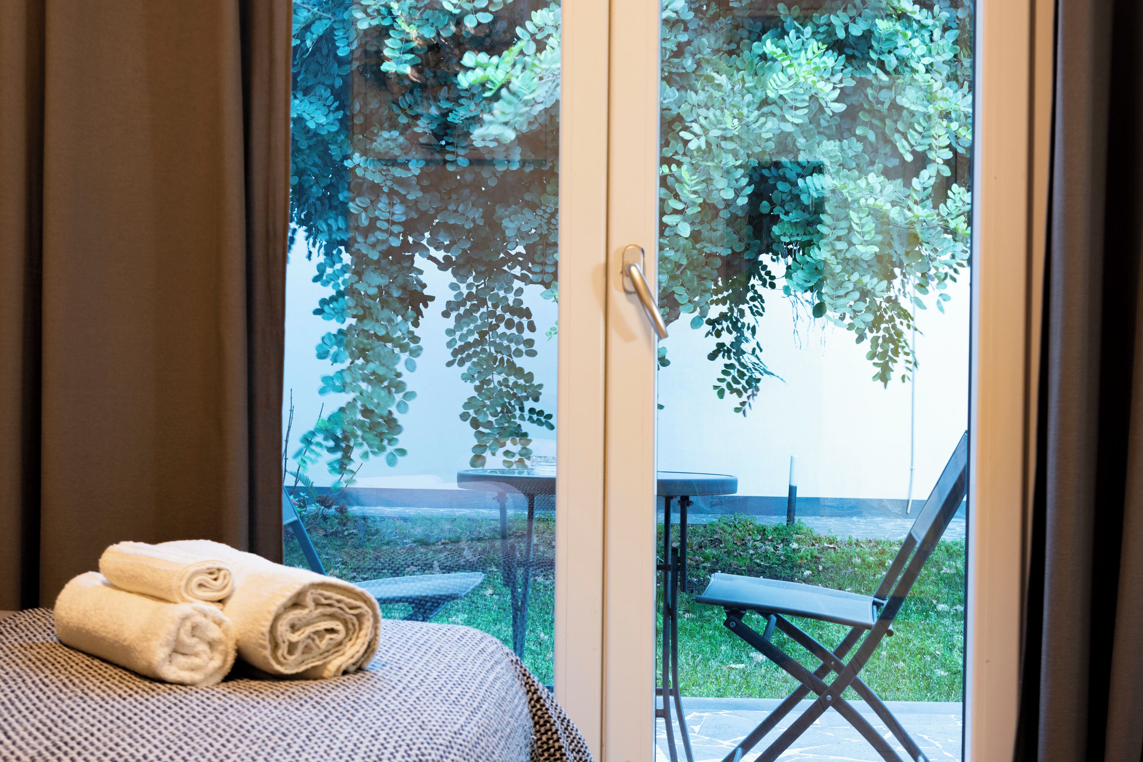 Chambre Double, vue jardin