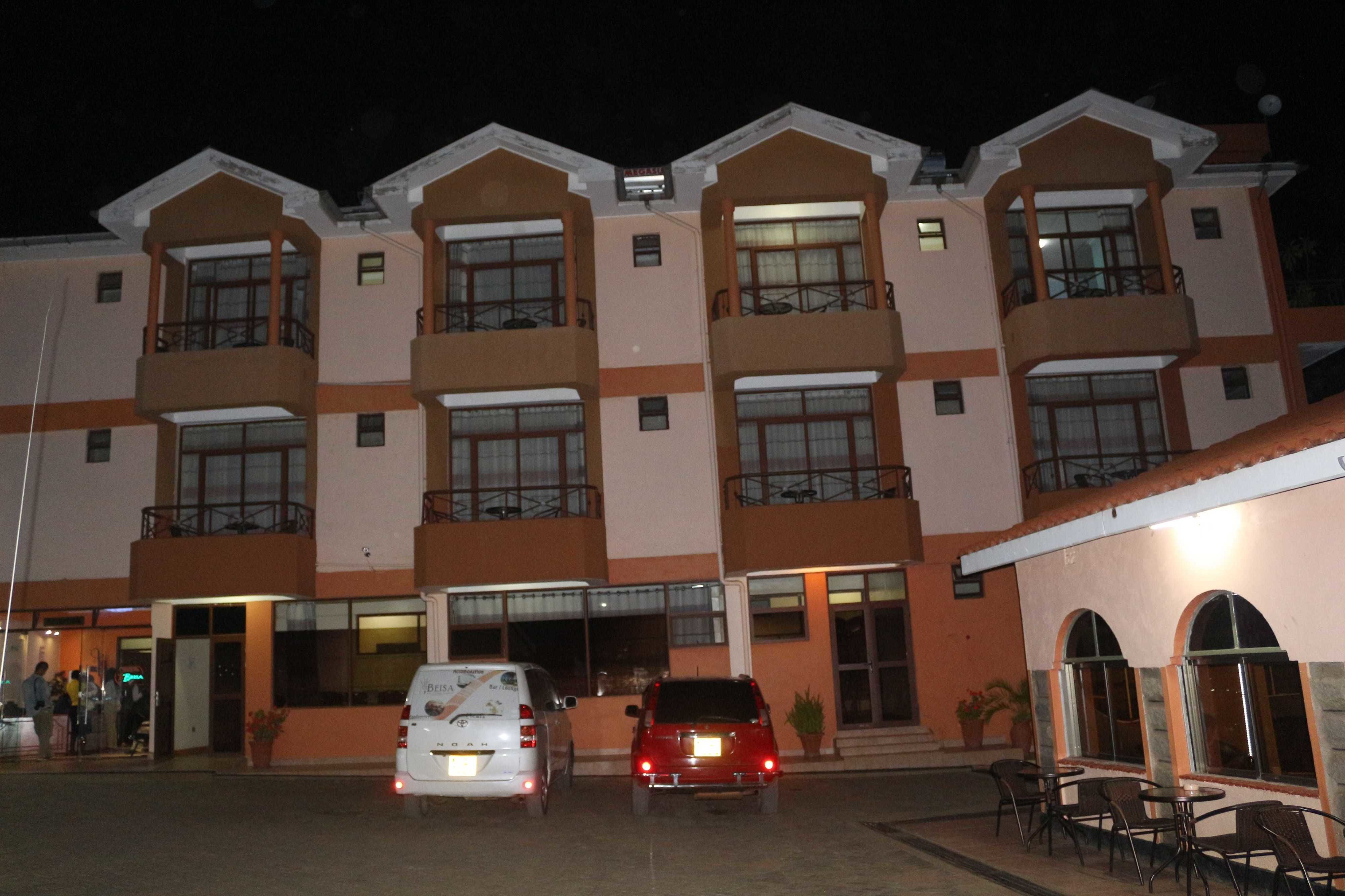 front of property – evening/night