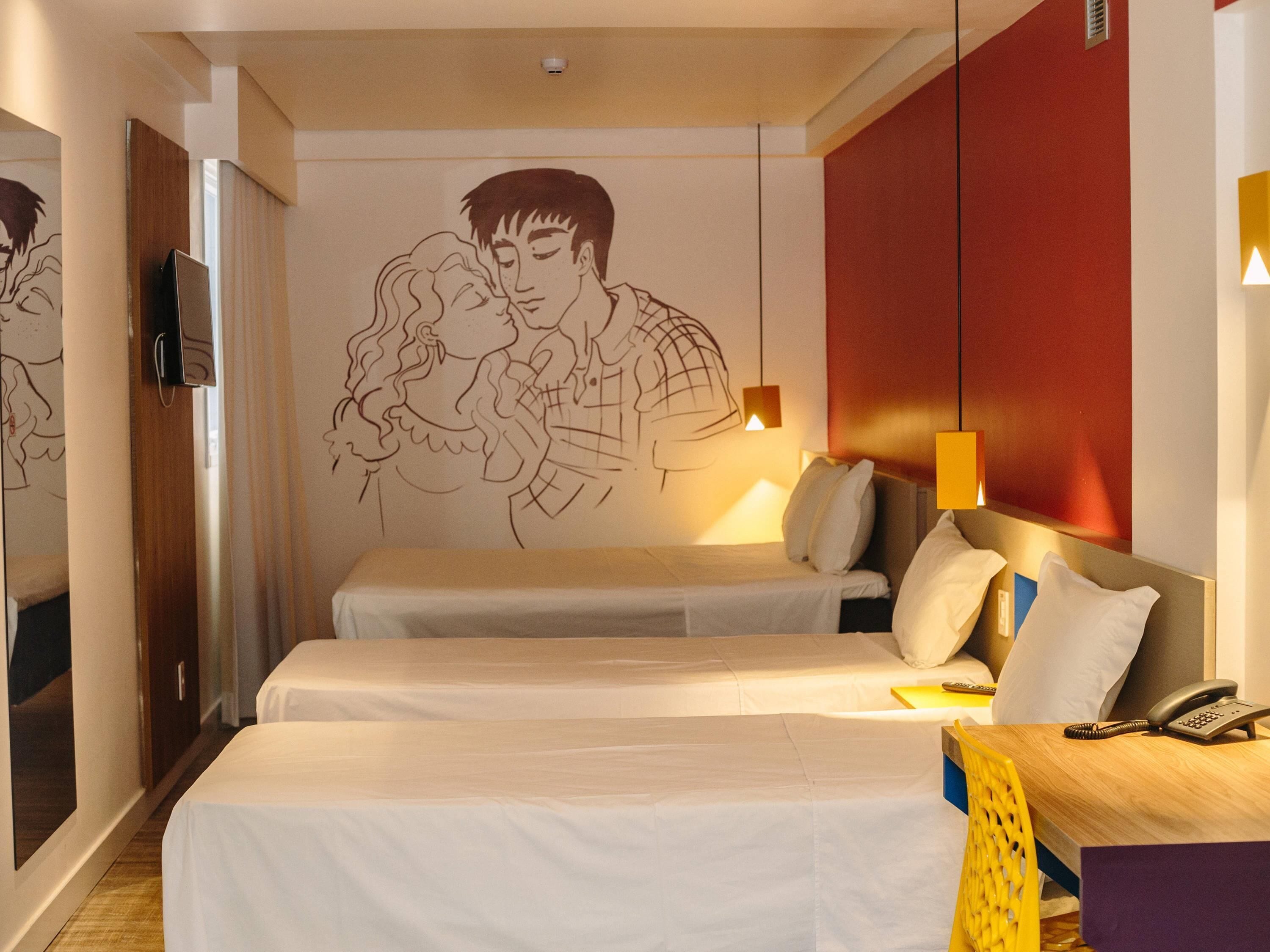 family room | minibar, individually decorated, individually furnished, desk