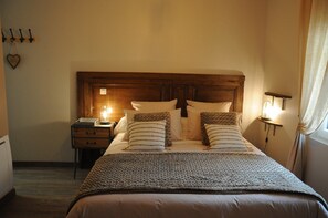 Tweepersoonskamer (La Gabare) | Lakens van Egyptisch katoen, luxe beddengoed