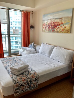1 Schlafzimmer, Internetzugang, Bettwäsche