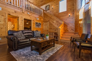 Televisión, chimenea