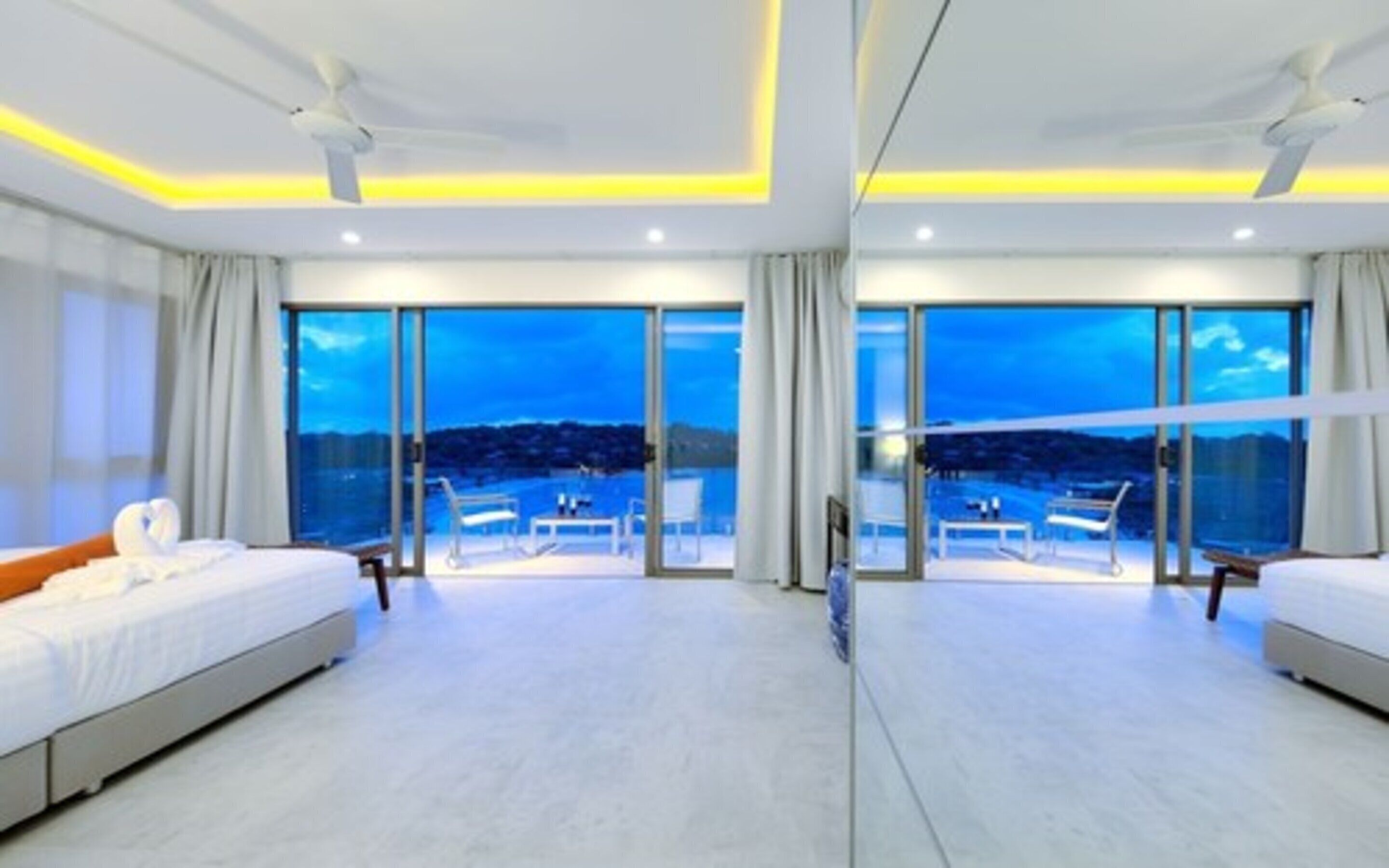 Luxury 3 Bedroom Villa with Ocean View and Private Infinity Pool BY13 | 이집트산 면 시트, 고급 침구, 셀렉트 컴포트 침대, 객실 내 금고