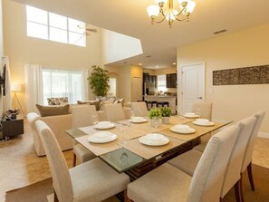 Family Villa, Private Pool, Garden Area | Family dining