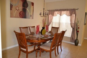 Family Villa, Private Pool, Garden Area | Dining