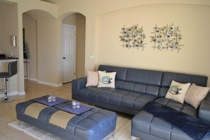 Family Villa, Private Pool, Garden Area | Lobby sitting area
